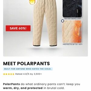 Fleece lined Polar pants